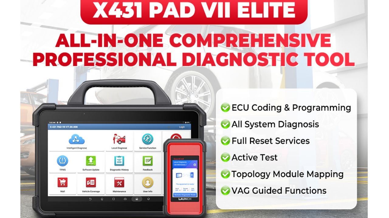 Why the X431 PAD VII 7 ELITE Stands Out Among Vehicle Diagnostic Tools