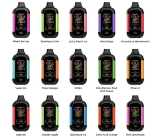 Explore Tropical Bliss: Triple Mango, Aloe Grape, and Blue Razz Ice with MKG Vape